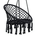 thumbnail image 4 of Aukfa Hammock Chair - Hanging Hammock Swing Chair for Indoor and Outdoor - Black, 4 of 7
