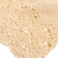 thumbnail image 3 of Gorro de encaje de ganchillo hecho a mano, estilo turbante vintage, informal y elegante, para mujeres y niñas., 3 of 8