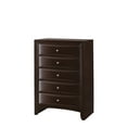 thumbnail image 6 of Lyndsay Dark Cherry Storage Platform Bedroom Set Special King 6 Piece: Bed, Dresser, Mirror, 2 NightStands, Chest, 6 of 13