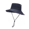 thumbnail image 4 of Boonie Sun Hat for Big Heads, Washed Wide Brim Hiking Hat with Chin Strap, UPF50+ Cooling Sai Fishing Hat, 4 of 6