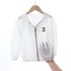 thumbnail image 5 of Ropa de protección solar ligera de seda helada para niños, cárdigan de malla transpirable para niños y niñas, ropa de abrigo para bebés, verano, 5 of 5