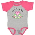 thumbnail image 3 of Inktastic Glamma's Girl Heart Flowers Girls Baby Bodysuit, 3 of 5