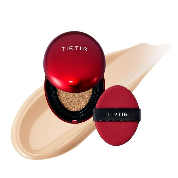 Mascarilla Tirtir de Cushion Foundation, color rojo, duradera, 4,5 ml, 23 N