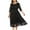 Black, variant on Plus Size Dress for Women Mesh Lace Splicing Semi Formal Evening Dress Mother of the Bride Dress Oversized Elegant Solid Knee Length Dress with Pocket