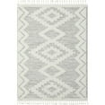 thumbnail image 2 of Luxe Weavers South Western Geometric Fringe Gray 6x9 Area Rug, Indoor Carpet, 2 of 8