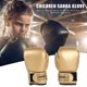 thumbnail image 5 of Guantes de Lucha Kuymtek 2 Uds Entrenamiento Boxeo Kickboxing Cuero Dorado, 5 of 8