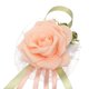 thumbnail image 5 of Muñequera Flores de Mano, Ojales de Insignia de Perlas , Muñequeras de Boda Flor de Muñeca Nupcial, para Honor Fiesta Banquet champán Macarena Pulsera Flores, 5 of 5