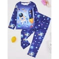 thumbnail image 3 of ATAIKU 3-8Y Toddler and Little Boy Pajamas Set Kids Long Sleeve Tee and Pants Astronaut Sleepwear Boys 2-Piece Jammies, 3 of 10