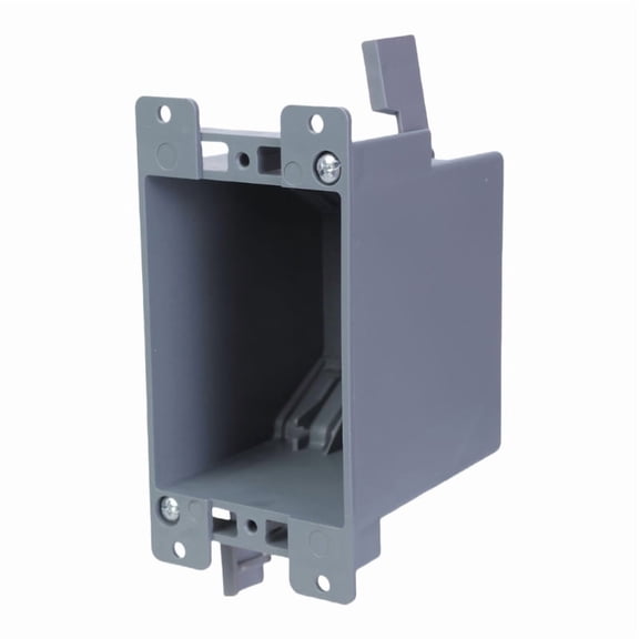 Single Gang Electrical Box ABS Plastic Remodels Junction Box Portable Accessory for Residential and Commercial Use