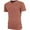 1hc04_Dusty Rose, variant on Men's Basic Short Sleeve Solid Cotton V Neck Tee Shirts