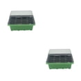 thumbnail image 1 of Monstrate Caja de 12 semillas para cultivo de plantas, cajas ventiladas, bandeja para plantar flores, cubierta de invernadero para germinación, 2piezas, 1 of 6