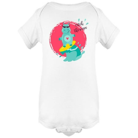 

Catch The Wave Cute Hippo Doodle Bodysuit Infant -Image by Shutterstock Newborn