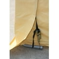 thumbnail image 5 of Weatherfast Portable Outdoor Garden Storage Shed, 6'x6'x6', Steel Frame Peak Roof Waterproof Yellow Cover with Heavy Duty Anchor, 5 of 6