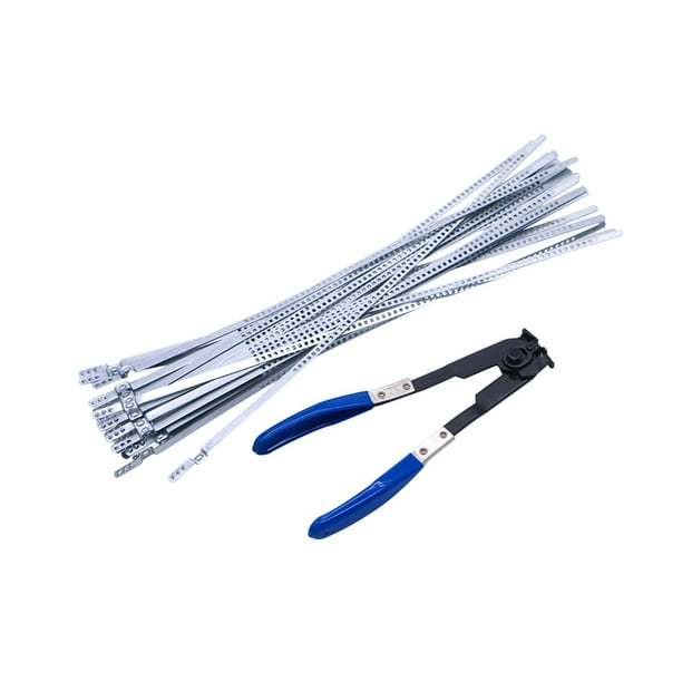 CV Boot Tool with 24 Bands Clamp Cinch Tool Car Metal Water Pipe