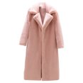 thumbnail image 2 of Leesechin Women's Winter Coats Mid-length Warm Winter Mink Oversized Extra Thick Faux Fur Coat, 2 of 5