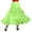 Green, variant on Modern Dance Skirt Ballroom Practice Wear Flowy Mesh Layer Performance Skirt For Latin Tango Chacha Social Dancing
