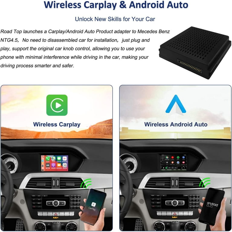 Wireless CarPlay and AndroidAuto Integration for Mercedes GL ML