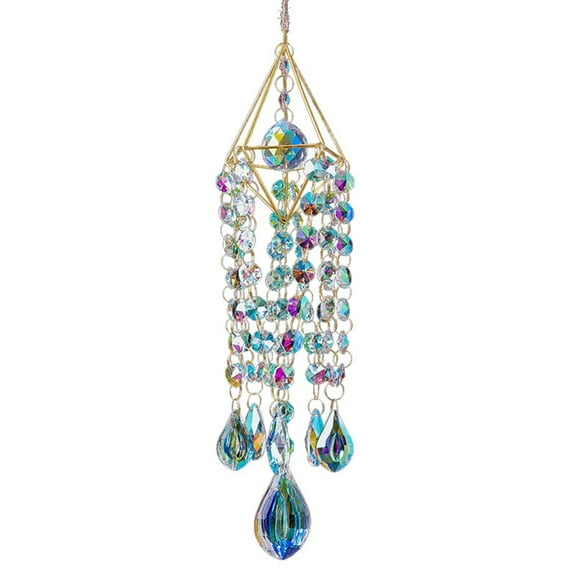 Crystal Suncatchers, Sun Catchers Window Hanging Wind Chime Style for Indoor and Outdoor Decor