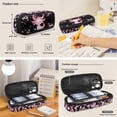 thumbnail image 4 of Yspwyqan Girls Backpack Set, Cherry Blossom Axolotl Backpack and Lunch Box Set Girls with Pencil Case, 17" Adjustable Straps Trendy Purse for Elementary Middle School, 4 of 7