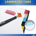 thumbnail image 5 of 1InTheOffice 8 Tab Dividers For 3 Ring Binder, Big Tab Write On & Erase Durable Plastic Binder Dividers , 8 Colored Tabs , 2 Sets, 5 of 8