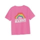 thumbnail image 5 of Camiseta de manga corta para mujer Jersey Top cuello redondo letra impresa verano simple S, 5 of 8