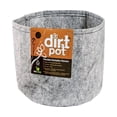 thumbnail image 2 of Dirt Pot Flexible Portable Fabric Planter, Grey, 10 gallon, 2 of 2