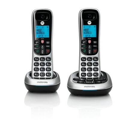 Motorola CD4012 CD4 Series Digital Cordless Telephone with Answering Machine (2