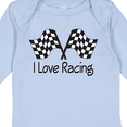 thumbnail image 4 of Inktastic I Love Racing Boys or Girls Long Sleeve Baby Bodysuit, 4 of 5