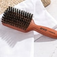 thumbnail image 5 of Evo Conrad Natural Bristle Paddle Brush – Professional Hair Detangling & Styling Tool, 5 of 6