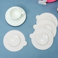 thumbnail image 3 of Tapetes para vajilla creativos para bebé, almohadillas para cuenco con ventosa para bebé, tapetes para tazas de silicona, 3 uds., 3 of 5