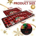 thumbnail image 2 of Christmas Kitchen Rugs and Mats Set of 2, Xmas Decor Non Slip Backing Winter Holiday Kitchen Rug Christmas Decorations for Home Seasonal Low-Profile Kitchen Floor Mat 17"X47"+17"X30", 2 of 6