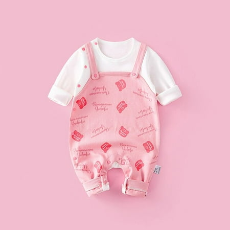 

Cotton Newborn Pajamas Baby Boys Girls Clothes Spring Romper Cute Cartoon Unicorn Flower Jumpsuit Long Sleeve Fall Baby Outfit