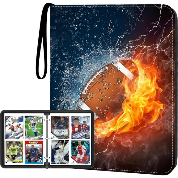 9-Pocket Baseball Card Binder - Holds 900 Cards with 50 Removable Sleeves | Sports & Trading Card Album for Collectibles