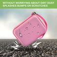 thumbnail image 4 of wqlpp-Case Compatible with NIIMBOT D11 Label Maker Printer, Storage Bag for Phomemo D30 for Canon for Ivy 1/2 for HP Sprocket Mini Photo Printer & Label Paper Accessories- Holder Box Only, Pink, 4 of 4