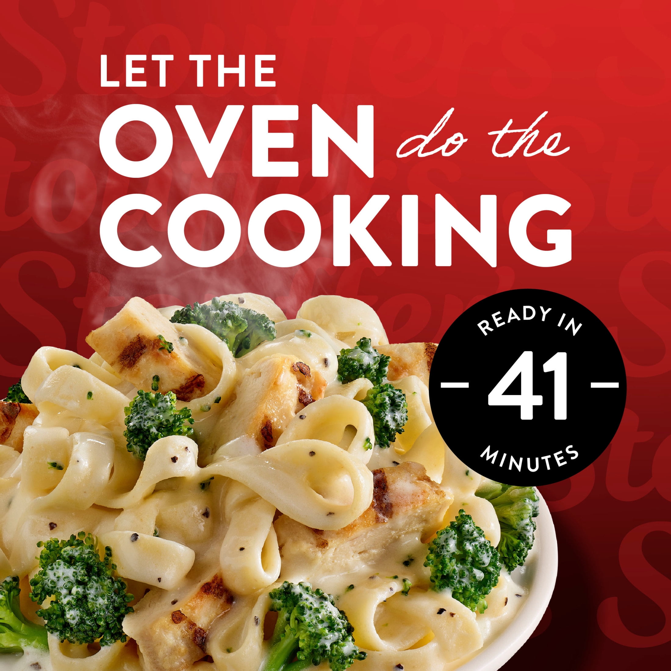 Stouffer’s Chicken Fettuccine Alfredo, Single Serve, Alfredo Pasta, Frozen Chicken Pasta 10.5 oz