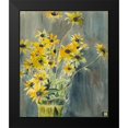 thumbnail image 2 of Overbeck, Hannah Borger 20x23 Black Modern Framed Museum Art Print Titled - Vase with Blackeyed Susans, 2 of 5