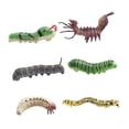 thumbnail image 1 of 6 modelos de simulación de gusanos de juguete para niños, accesorios de fotografía, juguetes de aprendizaje cognitivo realistas y detallados, gusanos, 1 of 10