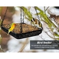 thumbnail image 7 of XYADX 2 Pack Wild Bird Feeder Tray, Heavy Duty Metal Mesh Platform Seed Feeder with Durable Chains for Outdoor Garden Use, 7 of 7