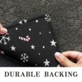thumbnail image 6 of Black Christmas Candy Cane and Snowflake Pattern Door Rugs,Washable Non Slip Door Mats Indoor,Decorative Door Mats,Entry Mat Indoor for Entrance,Bedroom,Kitchen,Bathroom,16"x47", 6 of 6