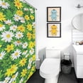 thumbnail image 4 of Floral Colorful Flower Waterproof Polyester Quick-Drying Shower Curtain for Bathroom with 12 Hooks, 4 of 6
