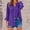 Purple, variant on pstuiky Womens Summer Tops Fashion Long Sleeve V-Neck Women'S Blouses Comfy Loose Fit Solid Color Spring Tops Women'S Workout Tops
