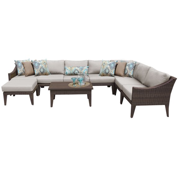 Soho 9 Piece Outdoor Wicker Patio Furniture Set 09b