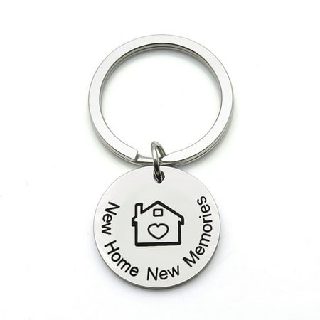 New Home New Memories Keychain First Home Gift Housewarming Gift Realtor Closing