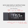thumbnail image 3 of Bkuxy Intelligent Led Electronic Alarm Clock With Night Light Body Sensor Child Digital Clock, 3 of 9