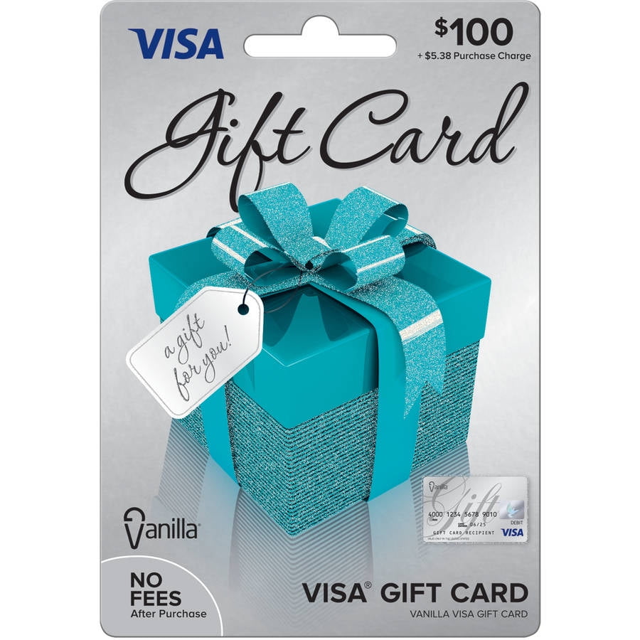  100 Vanilla Visa Gift Box Gift Card Walmart