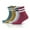 Multicolor-1, variant on GoWith Cotton Striped Socks For Women | Thin Summer Socks | 4 Pairs | Model: 2501