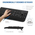 thumbnail image 4 of Combo de teclado y ratón inalámbricos EDJO de tamaño completo, paquete de 2, 4 of 7