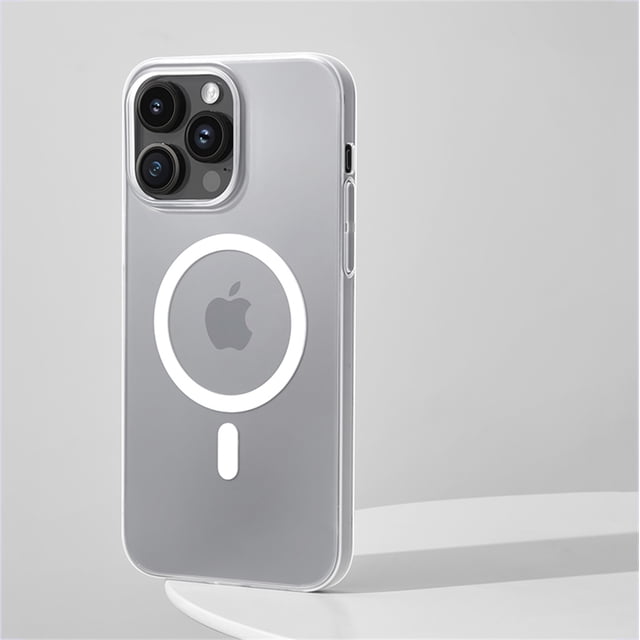 Ultra Thin Hard PC HD Transparent Magnetic Case For iPhone 16 15 14 13 12 Pro Max Plus Magsafe Wireless Charge Clear Back Cover PC Matte Clear For iPhone 16