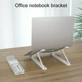 thumbnail image 1 of Opolski Portable Adjustable Folding Laptop Stand Notebook Mount Holder PC Tablet Bracket with Eight-Level Adjustment, 1 of 8