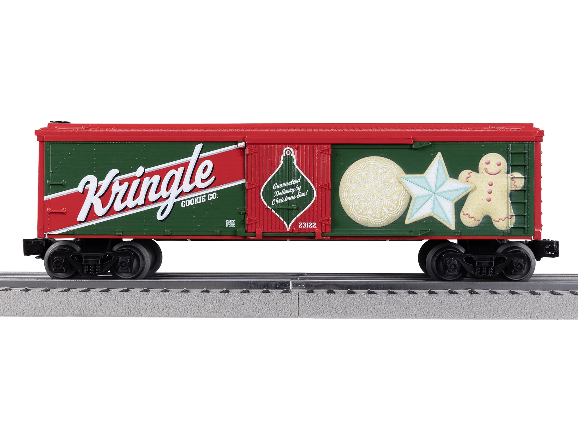 Lionel Peppermint Railroad Christmas Train Set with Bluetooth 5.0 and Remote Control, Ages 14+, Plastic